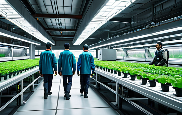 우주 식민지에서의 자원 분배의 공정성 - **

"A bustling space colony interior.  Fully clothed engineers are overseeing automated robots that...